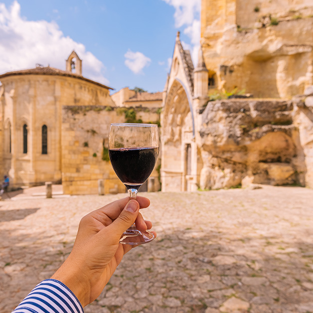 Bordeaux wine tasting, France