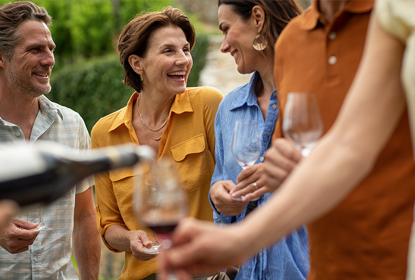 Wine tasting, Rhone River